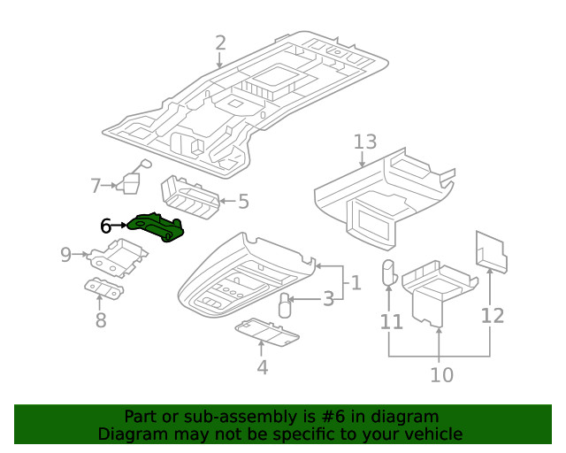 Genuine GM Switch Bracket 10385877