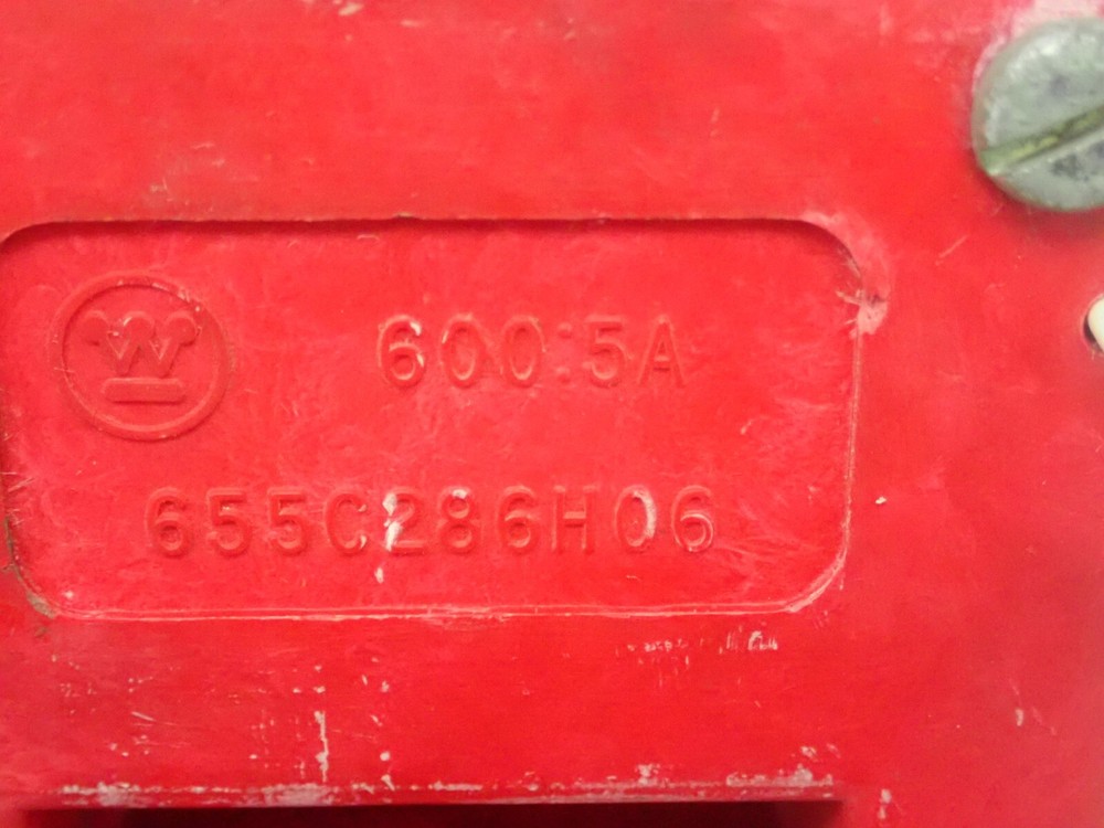 Westinghouse 655C286H06 Current Transformer 600:A