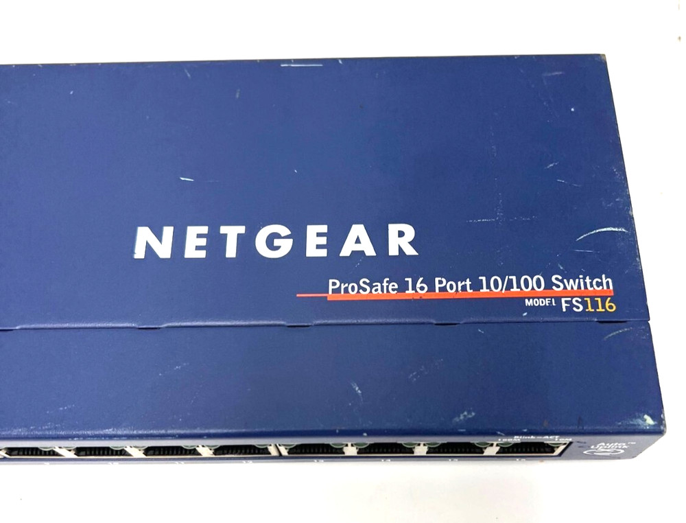 NETGEAR PROSAFE 16 PORT 10/100 SWITCH FS116