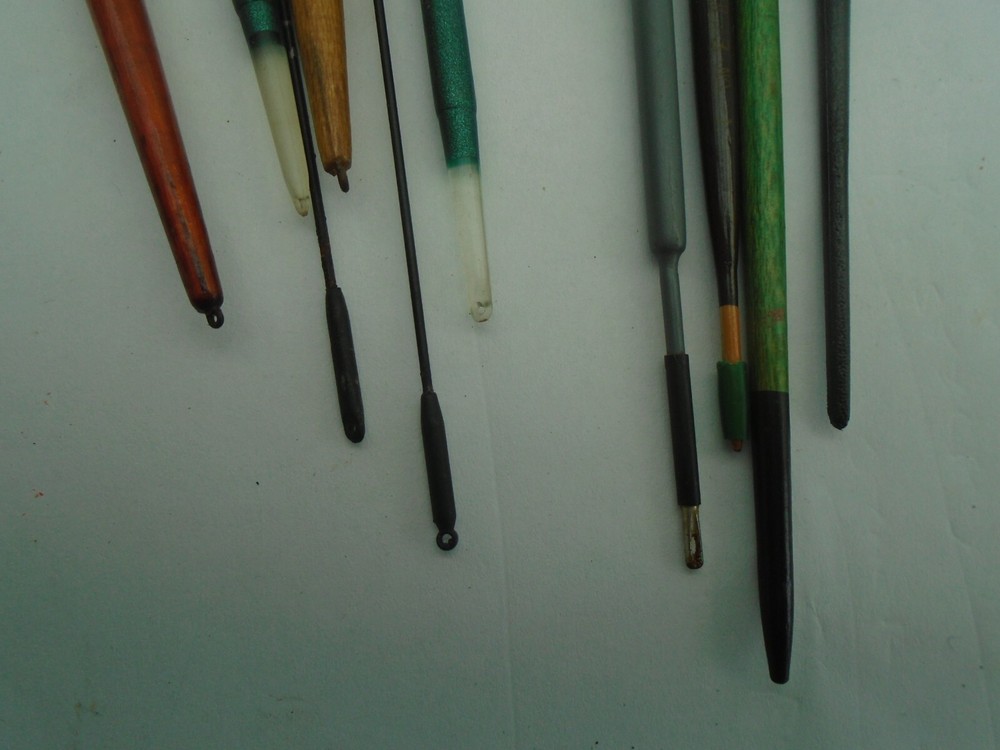 10 MIXED RIVER STICKS / SOME NAMED / BODIED / WIRED / BALSA / ECT USED