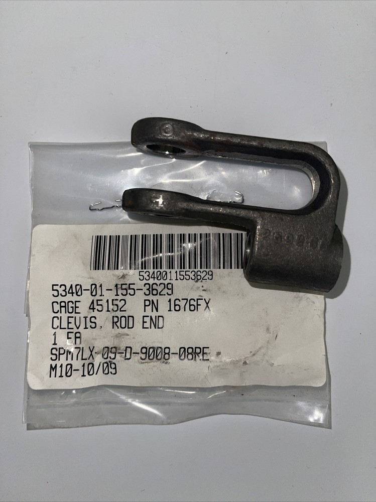 Offset Clevis Fork Rod End Treaded 1676FX, 2699-6A
