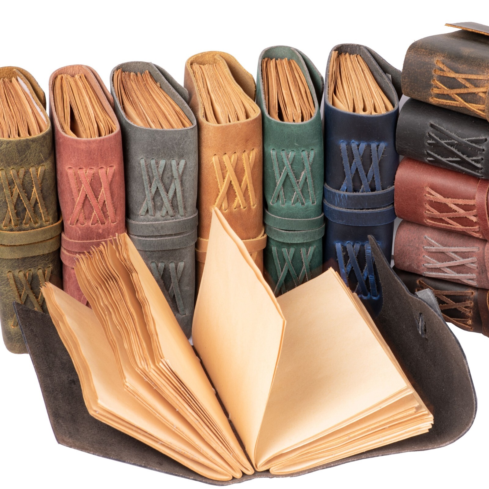 Vintage Journal 220 Antique Paper 7 X 5 inches Leather Bound Handmade Diary