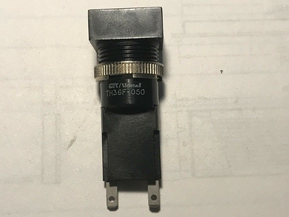 C&K Unimax TH36F-050, Panel Indicator Housing, Square (6 Pieces)
