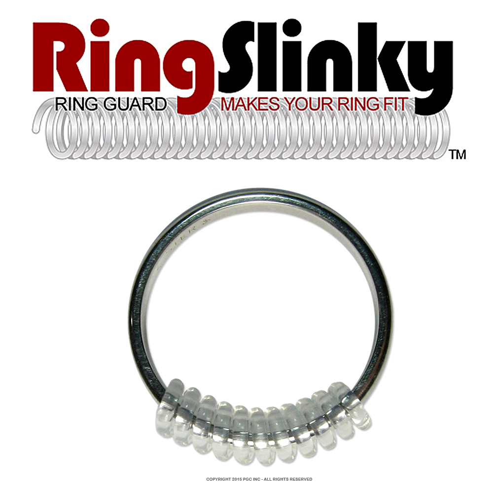 RingSlinky Ring Guard - 3 pack / Ring Size Reducer - FREE Shipping!