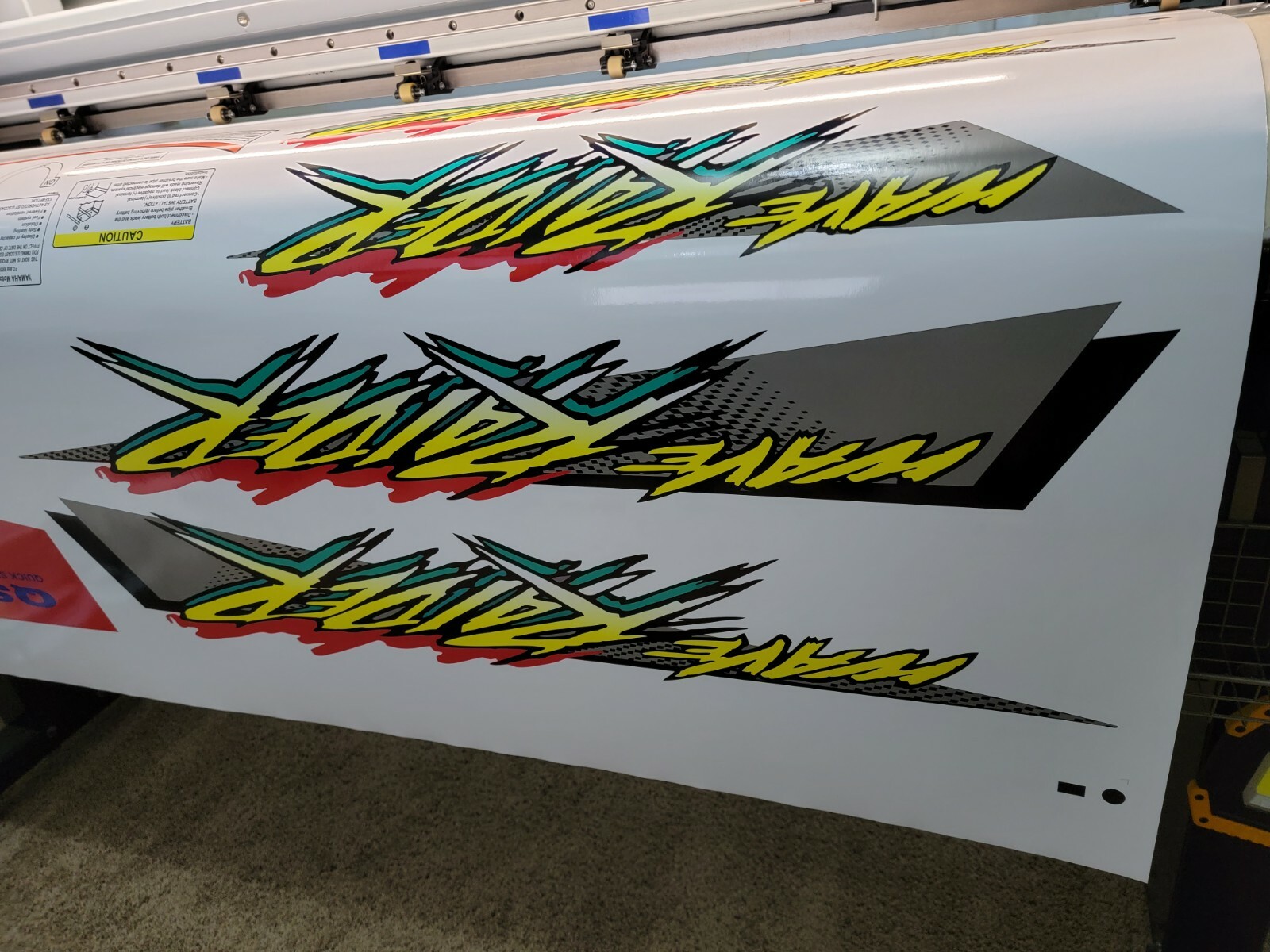 YAMAHA WAVERAIDER 1994 Graphics / Decal / Sticker Kit