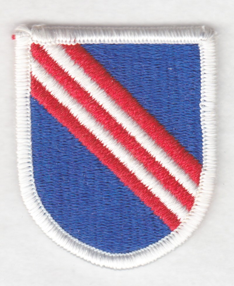 Army Beret Patch: 4th Special Operations Support Command - merrowed edge