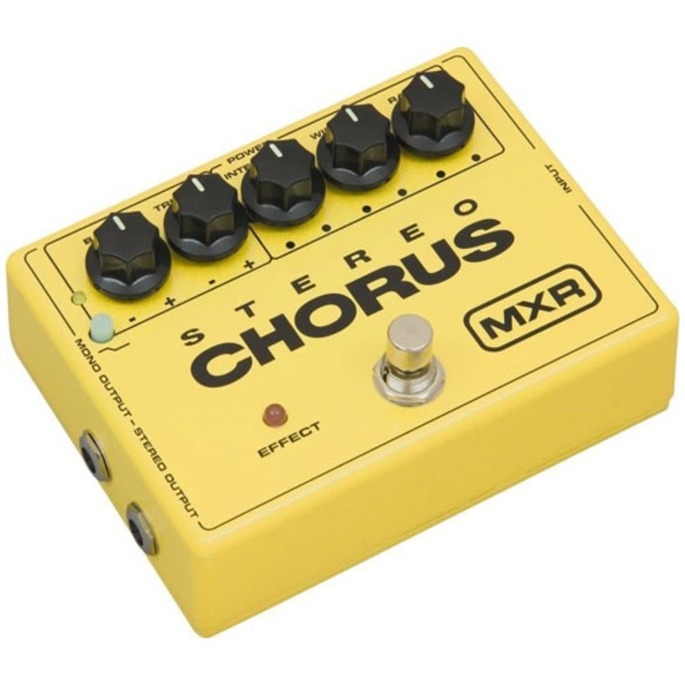 MXR M134 STEREO CHORUS Pedal w/ 3 Cables
