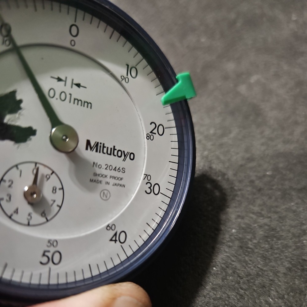 lot 3 mitutoyo indicator No 2046S .01mm with 10mm range