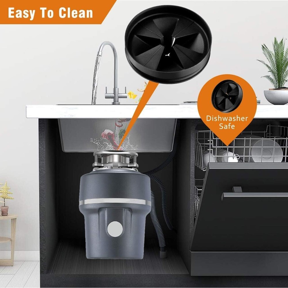 Sink Baffle QCB-AM, Replace for Evolution Series Garbage Disposal Splash Guards