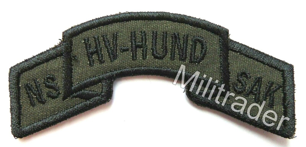 Sweden Swedish Homeguard HV-Hund Scroll Patch