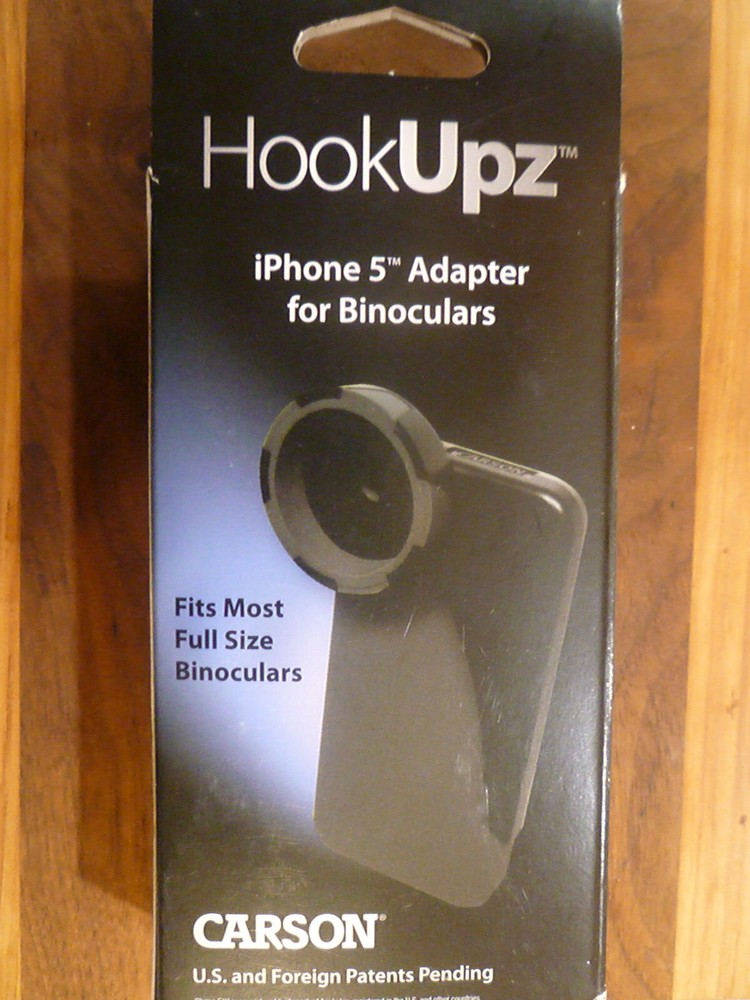 Carson Optical HookUpz iPhone5 Binocular Adapter NIB