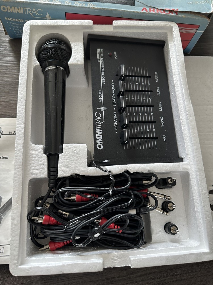 Omnitrac MS2000 Video Audio Mixing System by Arkon Untested