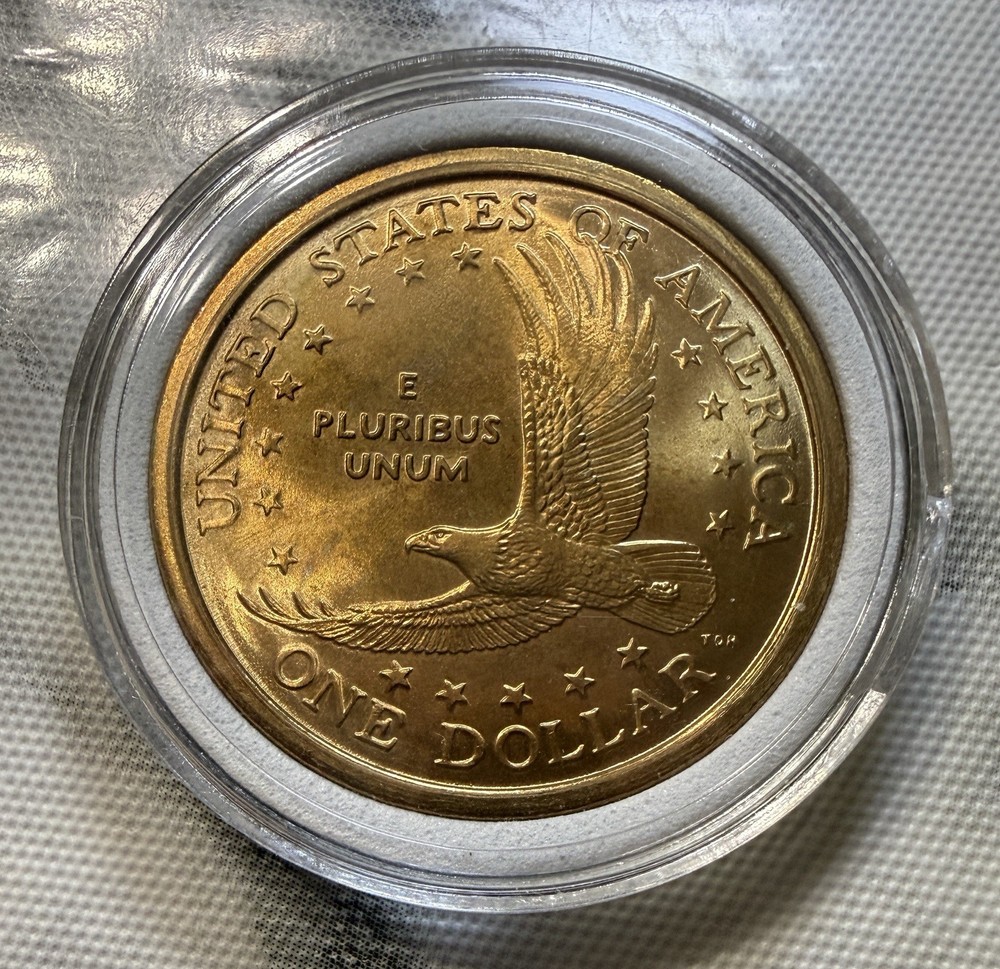 2000 P Sacajawea Dollar Very Nice PL P Error & Wounded Eagle