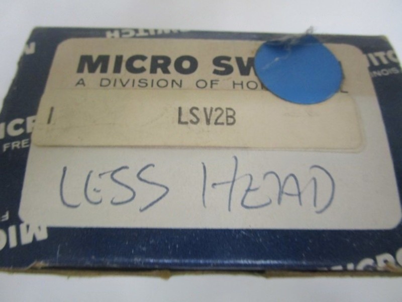 MICRO SWITCH LSV2B LIMIT SWITCH (AS PICTURED) NSMP