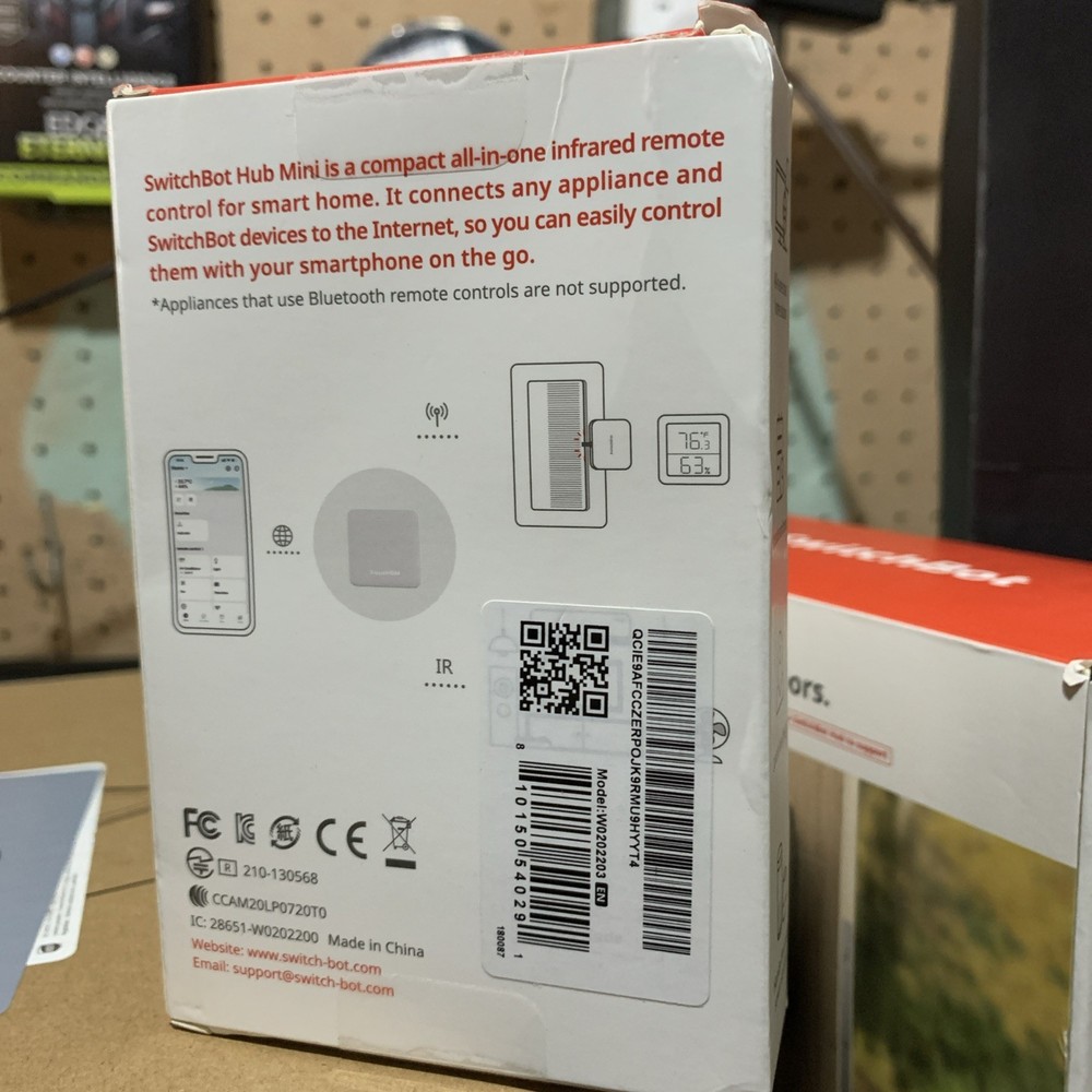 SwitchBot Hub Mini Smart Remote Home Control IR Blaster Link Brand New