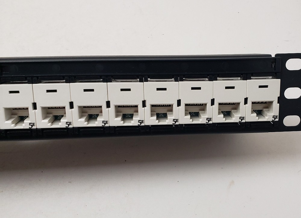 Ortronics Black Patch Panel 24 Ports High Density OR-808045666