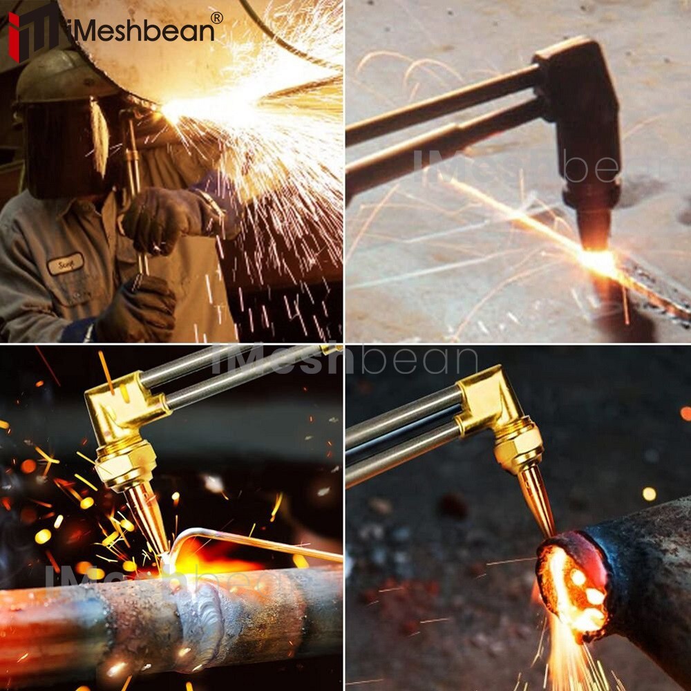 US Victor Style Oxygen Acetylene Cutting Welding Torch Set CA1350, 100FC Handle