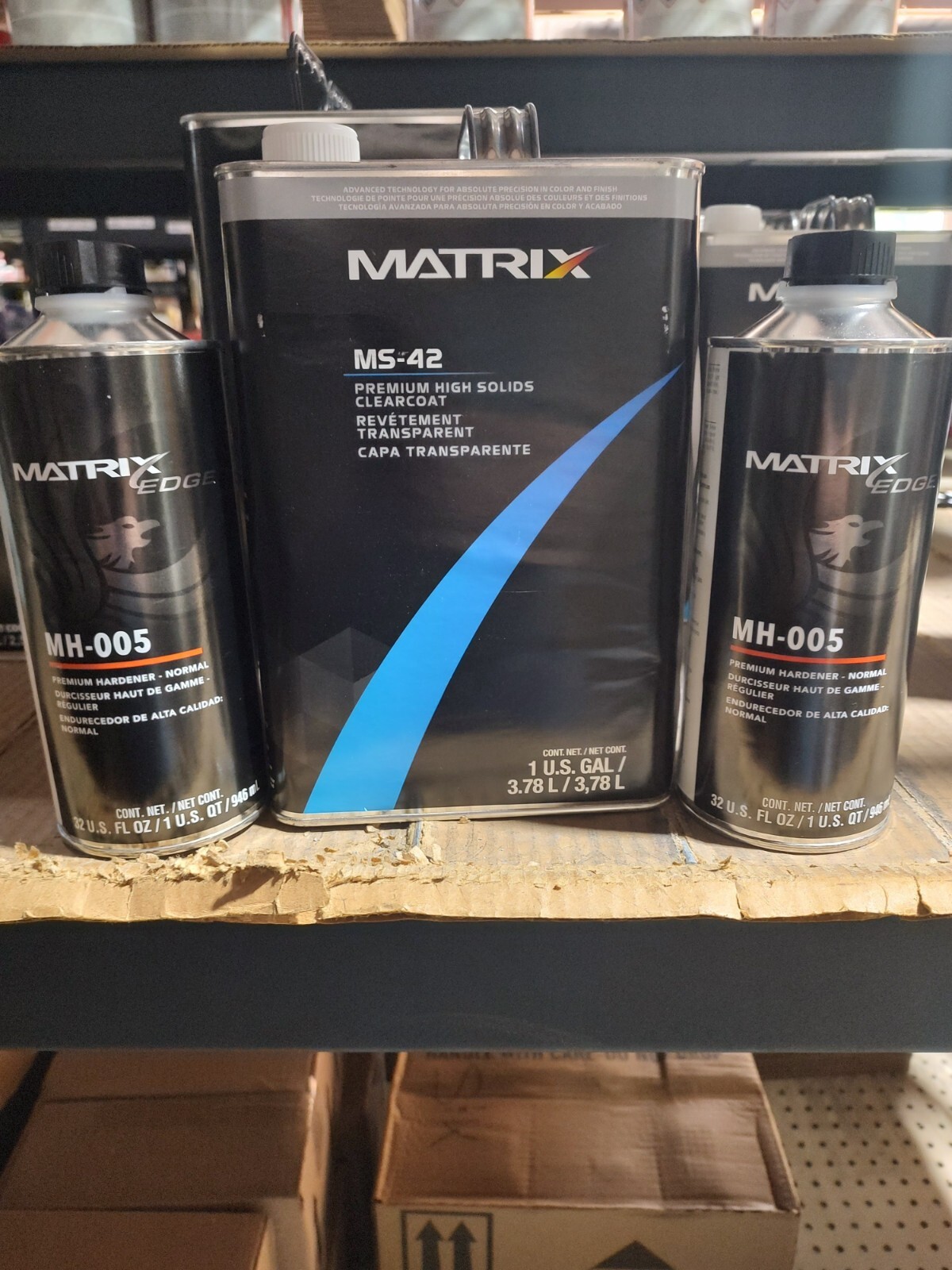 Matrix MS-42  Premium High Solids 6 Quart Clear Coat Kit.  Normal, Slow or Fast
