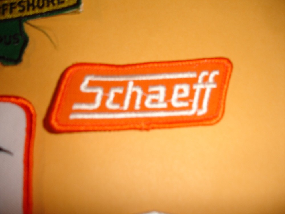 oil advertising patch set vintage