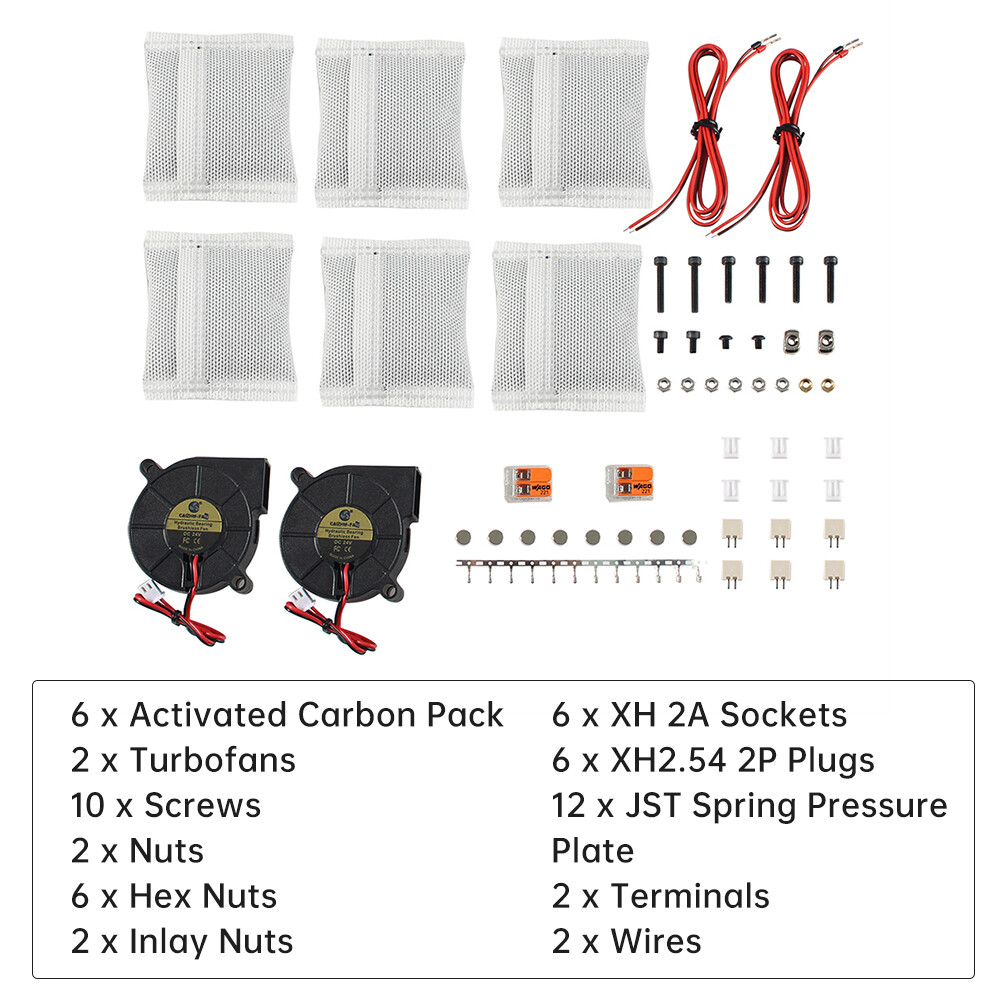 3D Printer Nevermore V6 Activated Carbon Filters Accessory Compatible P0B0