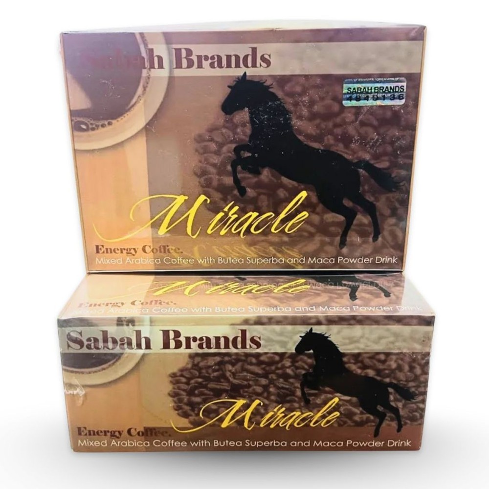 Miracle Coffee Sabah Brands 20 Sachets × 20g Energy Boost