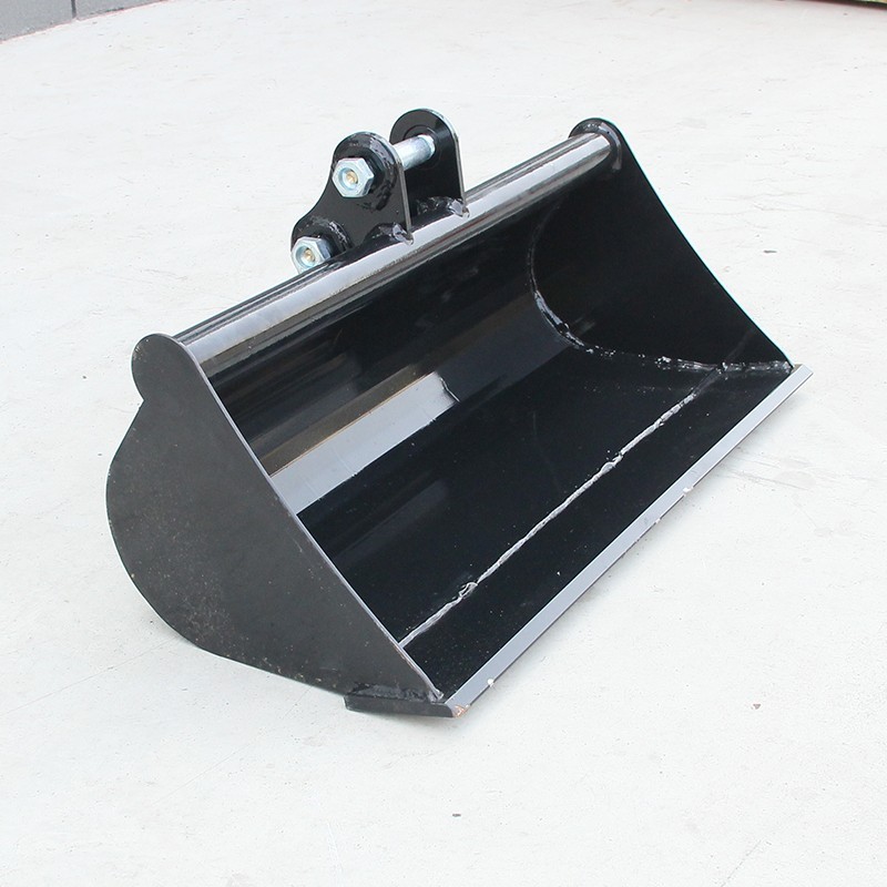 FREE SHIPPING 800mm Plain Flat Bucket Attachment For 0.8-1.5 Ton Mini Excavator