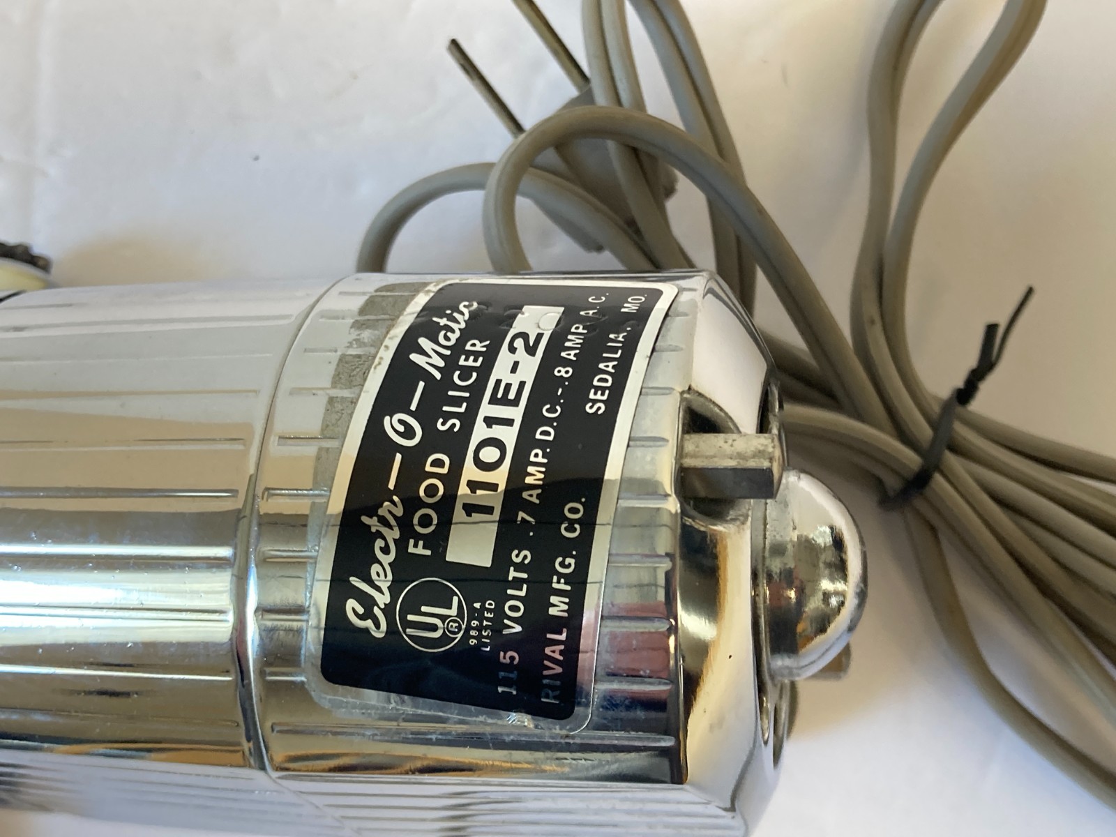 Rival Electr-O-Matic Electric Food Slicer Motor 1101E-2 Motor + Screw VIDEO