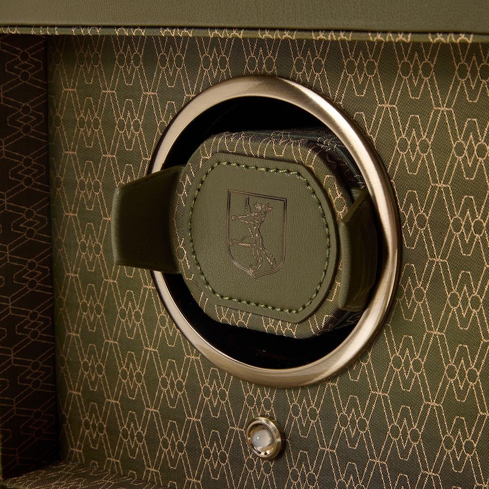 Earth Double Watch Winder OLIVE