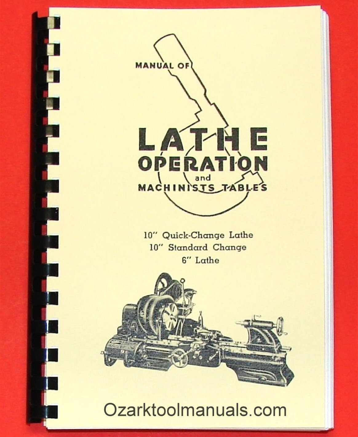 Atlas Craftsman Manual of Metal Lathe Operation Book for 10" and 6" 0032