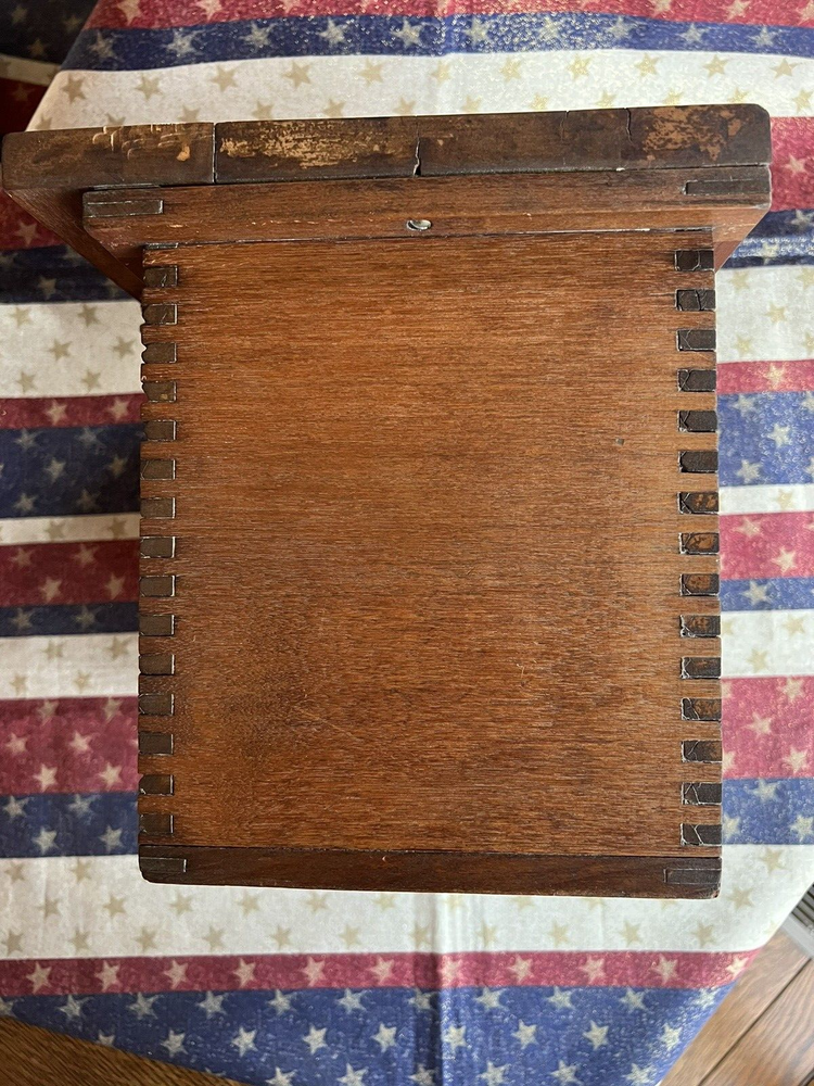 Vintage Brown Electric Pyrometer In Case