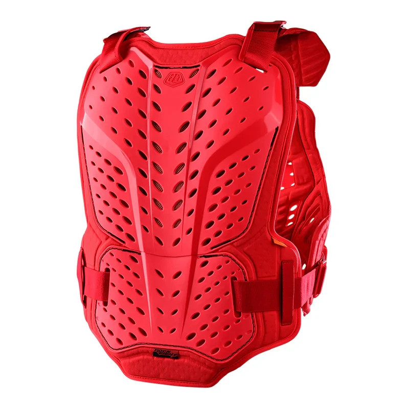Troy Lee Rockfight CE Chest Protector Solid Red XL/2X - 584003025