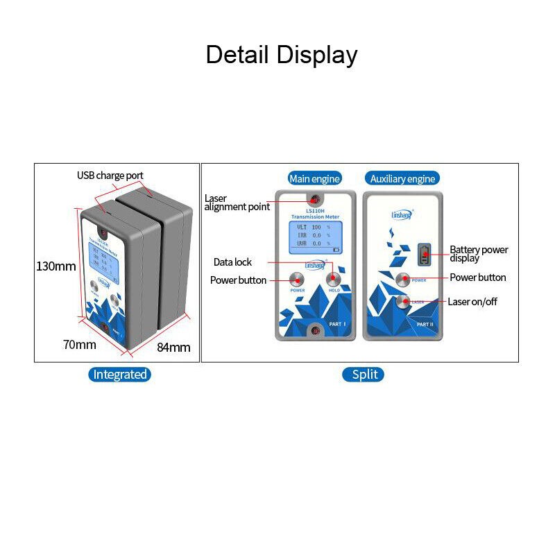 1PCS NEW Linshang LS110H Split Transmission Meter IR rejection