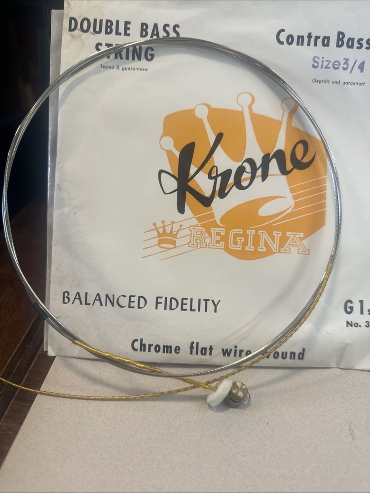 Double Bass Strings Krone Regina, G1, A3 Size 3/4