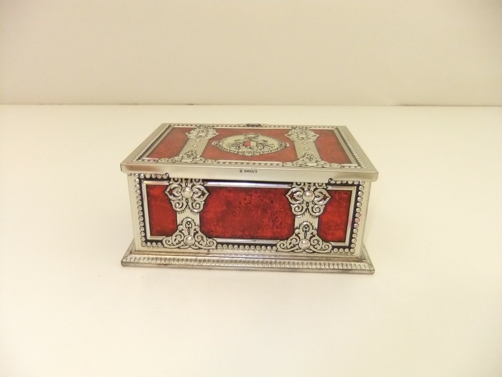 Blue Bird Confectionery Chest Tin Empire Double Headed Eagle