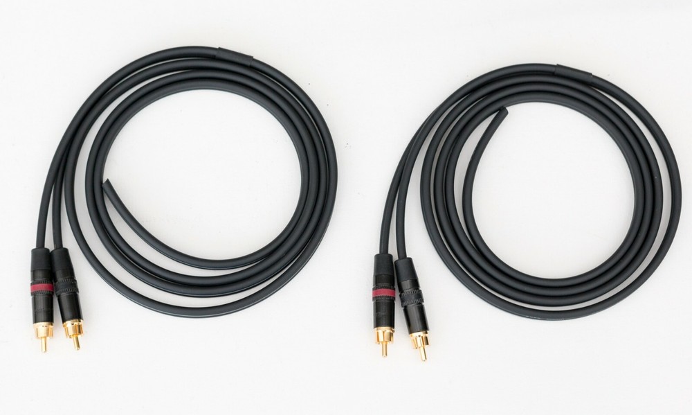 Replacement RCA Cable Technics SL1200 MK2 SL1210 | Mogami HD Pro | Pair 2X