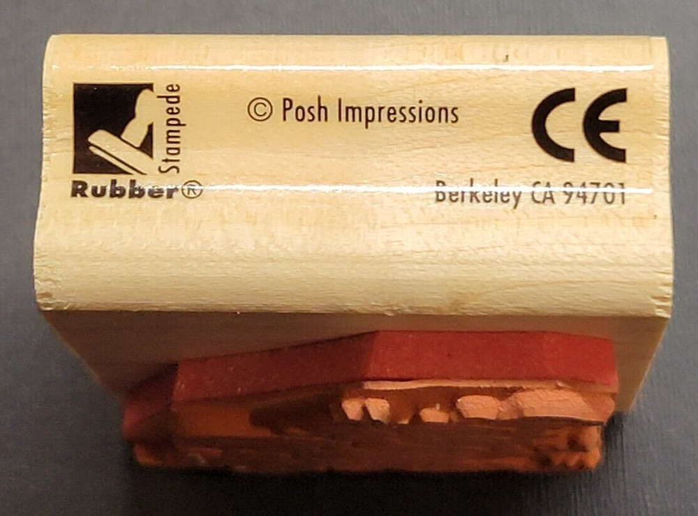 Wood/Rubber Stamp River Rocks Pathway Stones