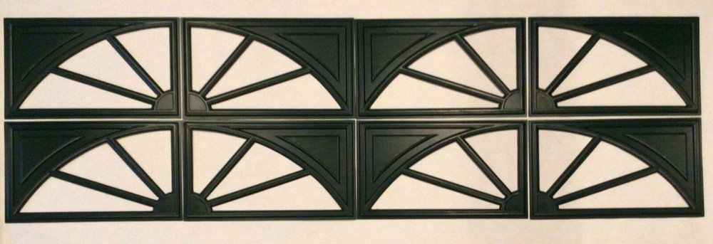 8 Amarr Wagon Wheel Replacement Insert for Short Panel Garage Door Hunter Green