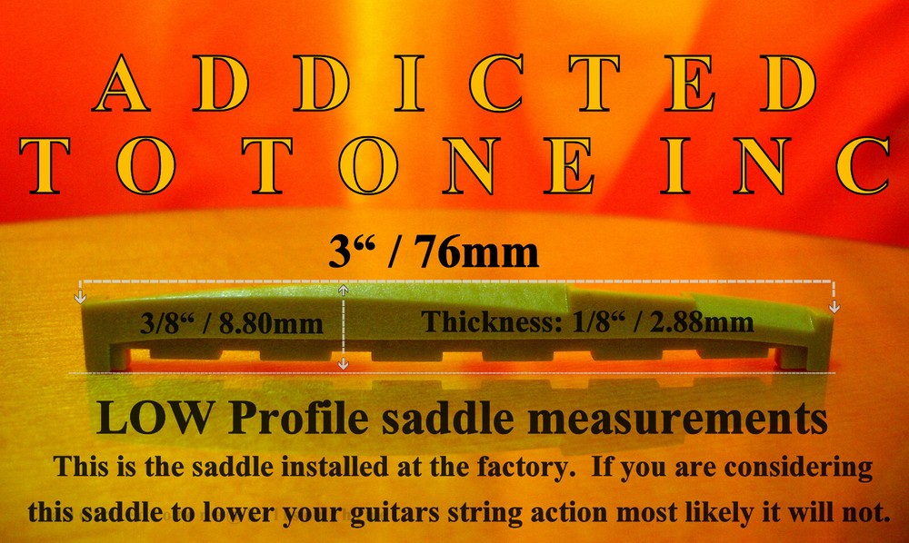 Ovation Celebrity Applause Thinline Integrated Saddle / OEM Part / TUSQ
