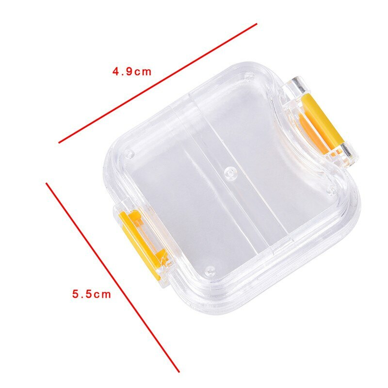 Clear Tooth Bath Box Case Dental False Teeth Storage Box With Hanging Net