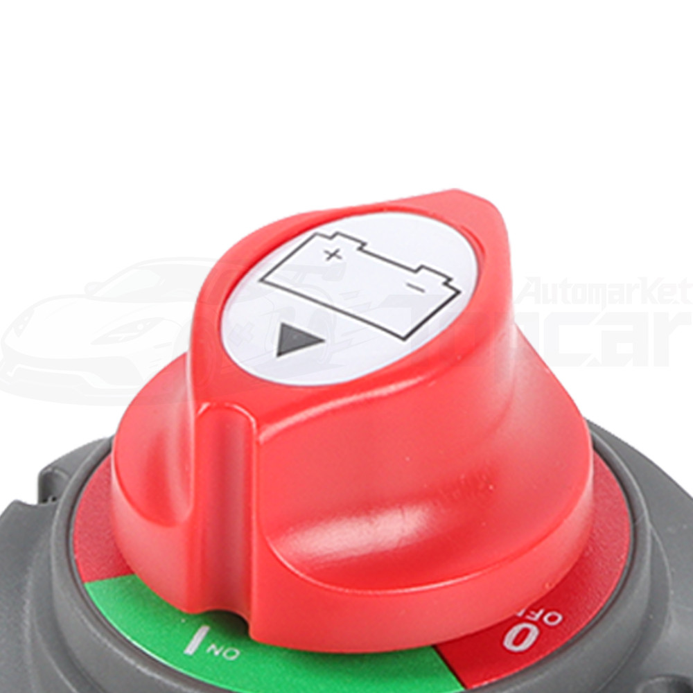 12V Battery Disconnect Rotary Switch Cut On/Off Set for Car RV SUV Marine Boat