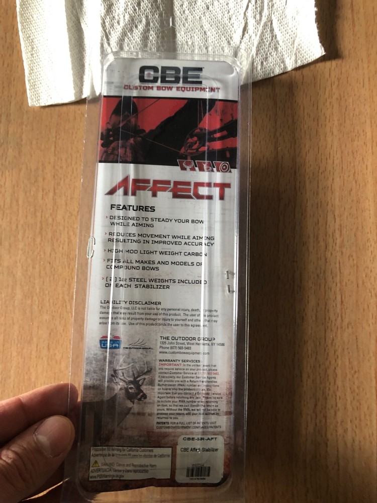 New CBE Hunting Stabilizer 6" CBE-AC-TX11