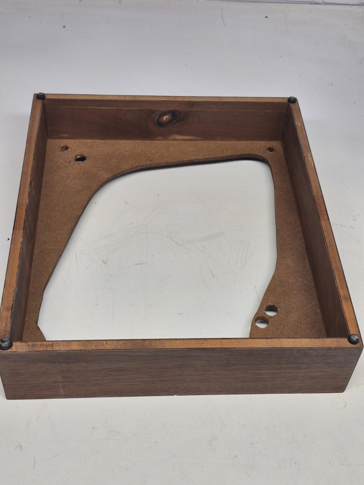 Vintage Wood Turntable Plinth