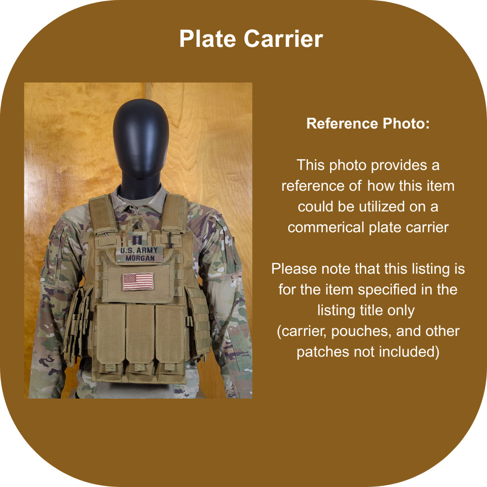 American Flag Patch - Subdued Desert Sand Tan - Hook Fastener - Tactical Patch