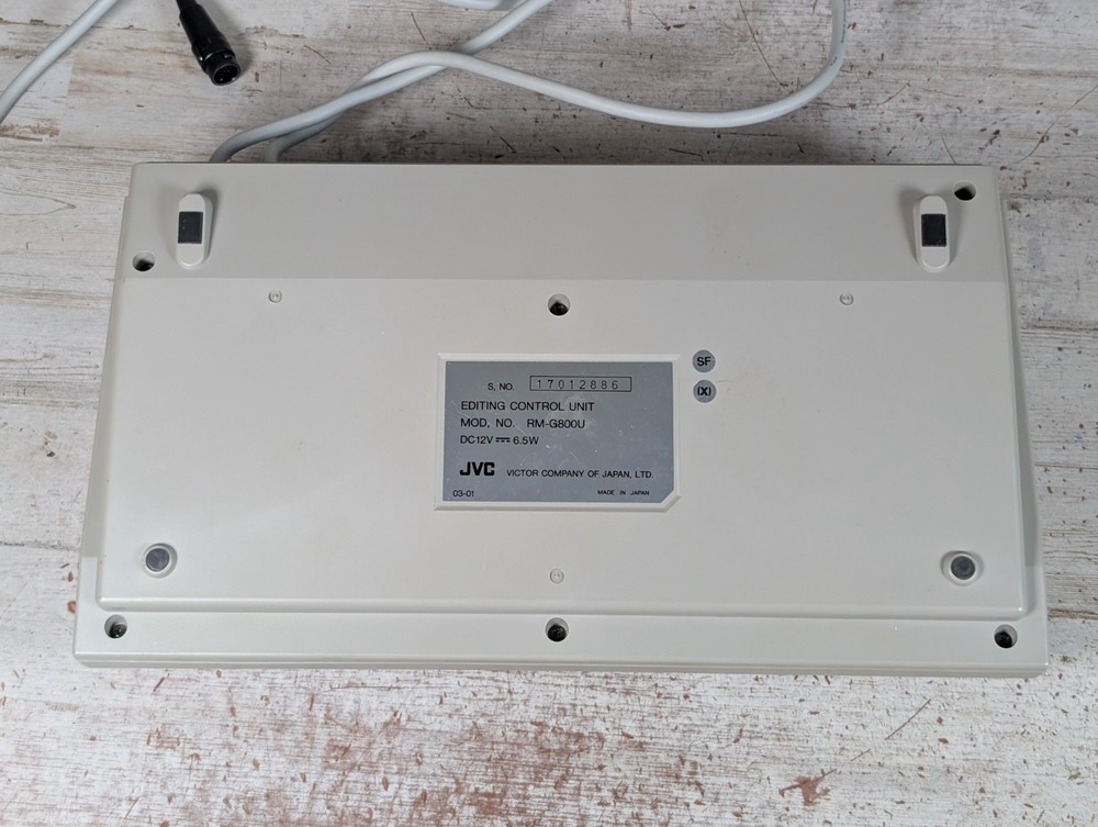 JVC RM-G800U Editing Control Unit w Manual
