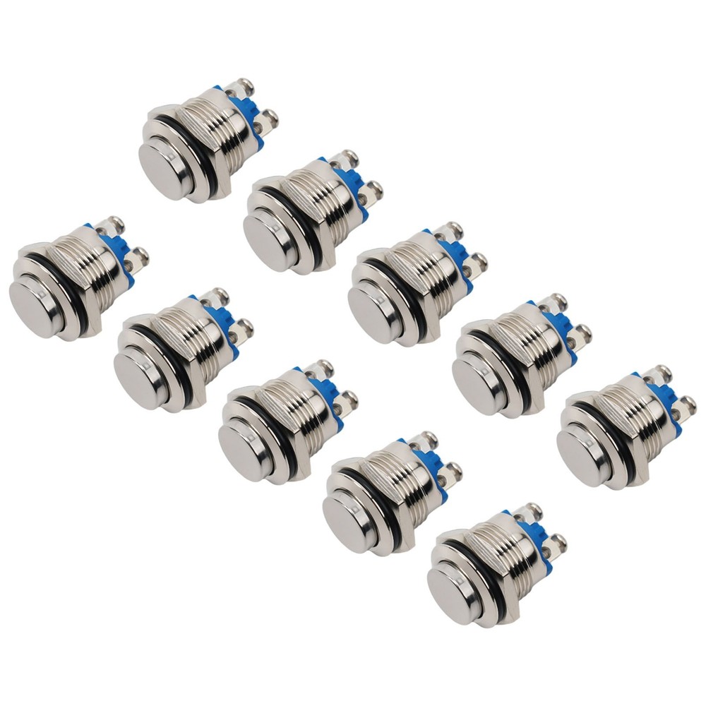 Button Switches Switches On Off Push Button Screw Terminal Waterproof