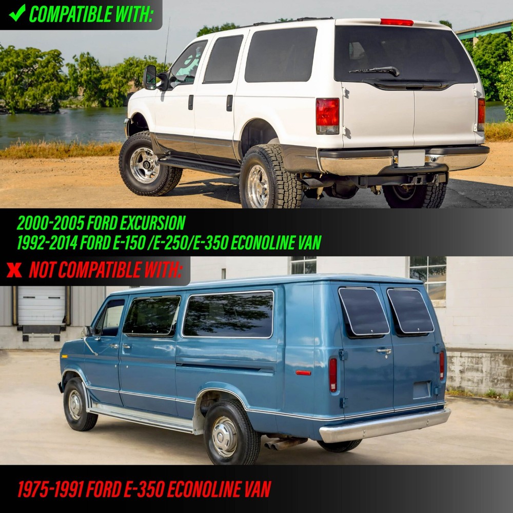 Dark RED/SMOKE Tail Light For 00-06 Ford Excursion / 95-14 E-150 E-250 E-350 Van