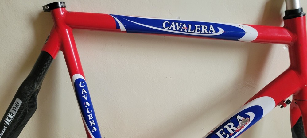 Rare Cavalera 62cm Frame – Carbon Rear & Fork – Campagnolo Record BB