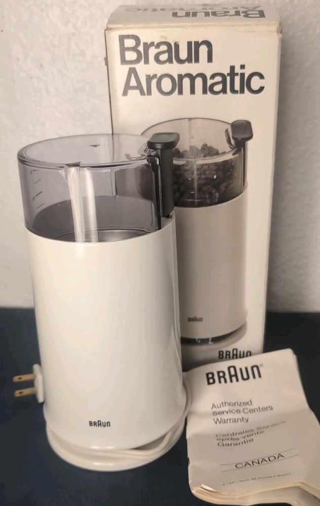 Braun KSM 2 Aromatic Coffee Grinder - White