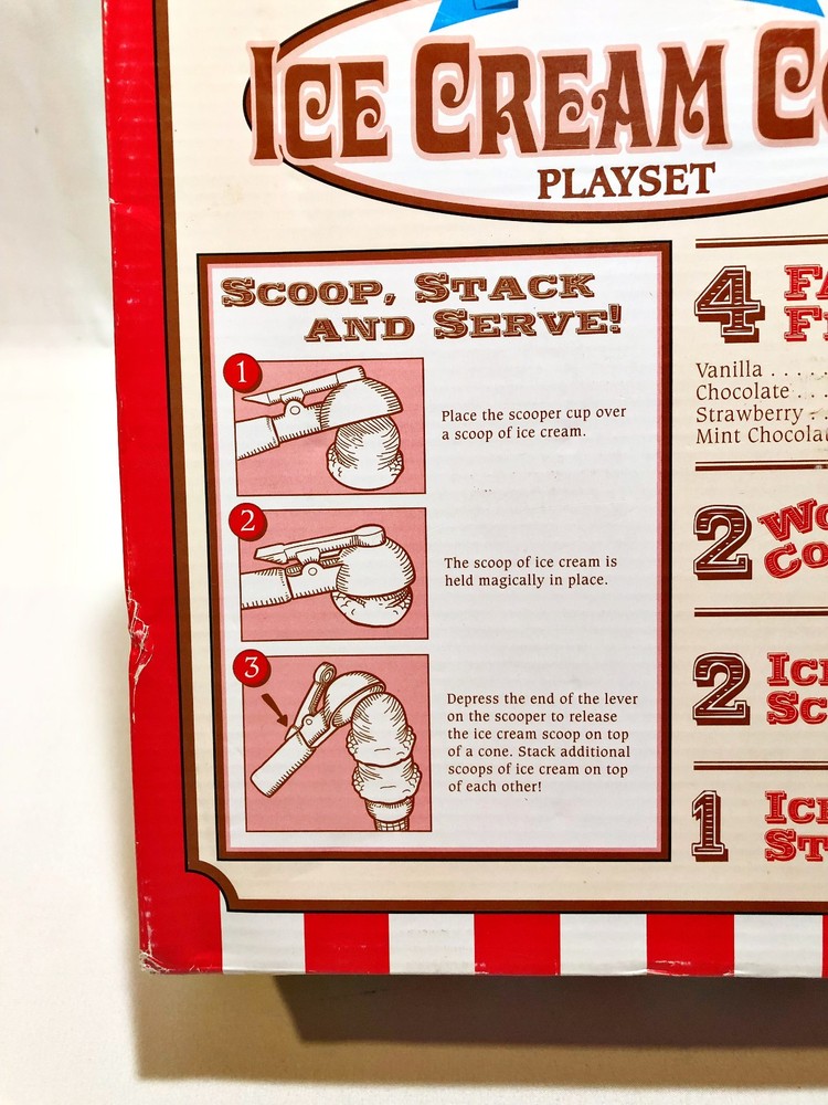 Melissa & Doug Scoop & Stack Ice Cream Cone Magnetic Playset