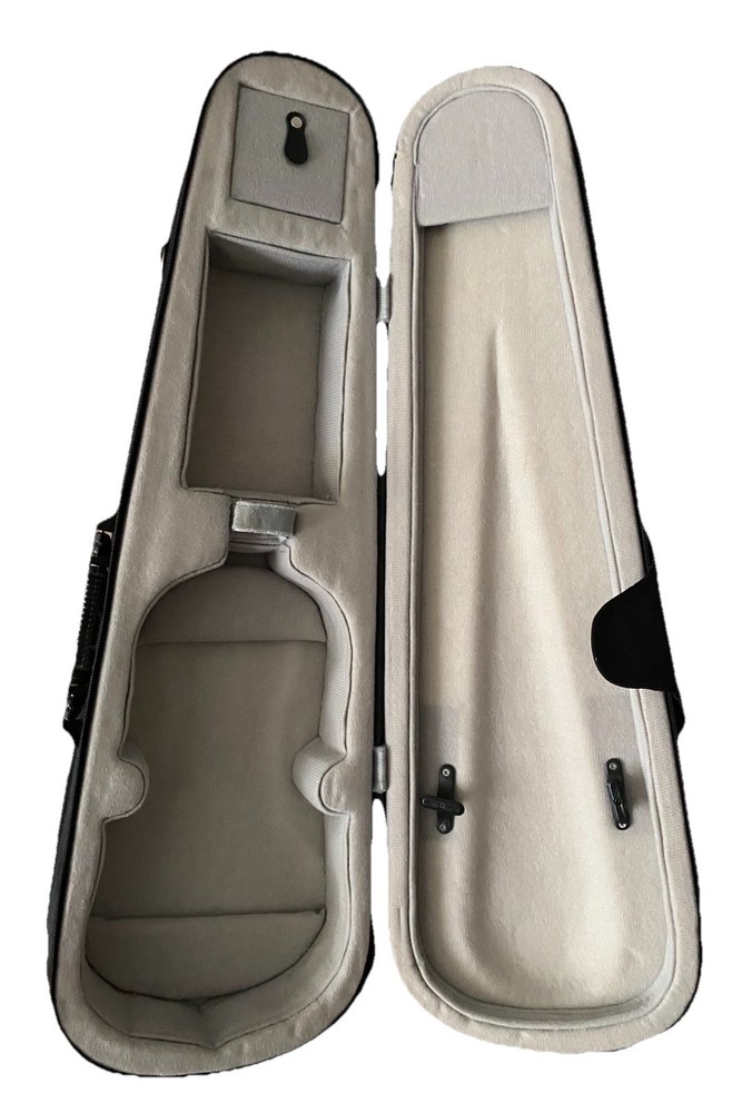 Durable Cloth Fluff Triangle Shape Hard Violin Case Lightweight Excellent Shape